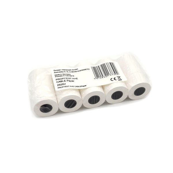 Gossen Metrawatt PROFiTEST H+E CABLE Paper Thermodrucker-Papier für PROFiTEST H+E CABLE, VE: 5 Rollen, Z525V
