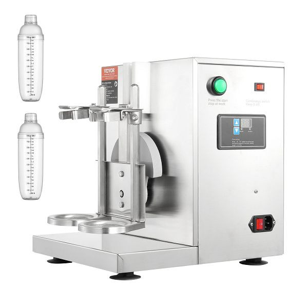 VEVOR Milchshake-Maschine, 120 W, 0-180 s einstellbarer Milchshake-Mixer, mit 1 L PC-Becher, SBNCYYJ35010NK8EKV2