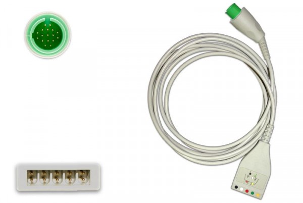 Golmed 5-adriges EKG-Stammkabel mit VS-Stecksystem, zu Spacelabs, 15-5-GSL17