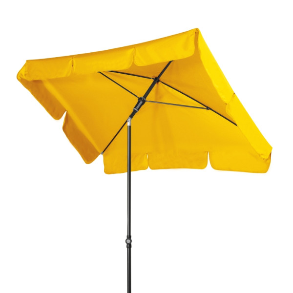 doppler GS SUNLINE NEO WATERPROOF ca. 185x120/4tlg. Design 811 gelb, Sonnenschirm mit Tragetasche, 454593811