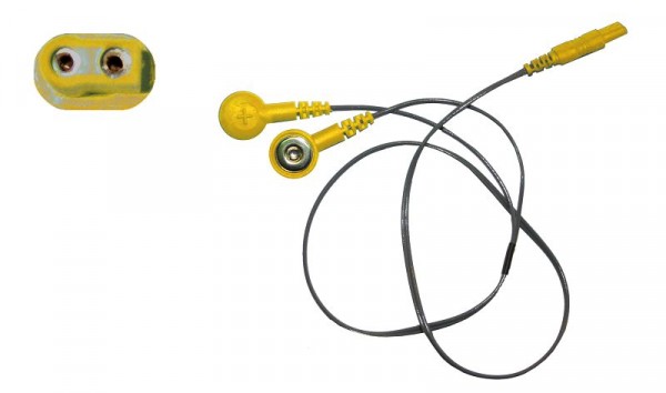 Golmed LZ-EKG-Einzelleitung, gelb, zu Medset Smart Recorder, 1-2-MED8 GE