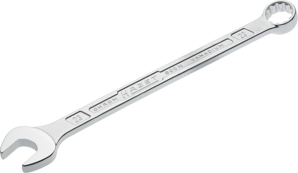 Hazet Ring-Maulschlüssel, Außen-Doppel-Sechskant-Tractionsprofil, 23 mm, 600N-23