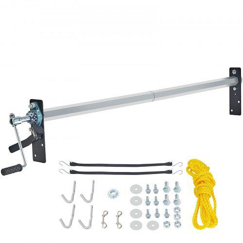 VEVOR Muldenkipper-Anhänger-Handkurbel-Planenrollen-Set mit manuellem Zug, 64" bis 104" breit, KCGTTJHJ6010496T3V0