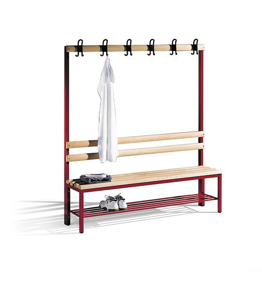 C+P Garderobenbank einseitig Basic, H1650xB1500xT400mm, 8051-110 S10069