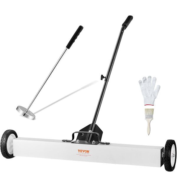 VEVOR Magnetkehrmaschine Teleskop-Magnetbesen Teppichkehrmaschine Rollbar 91cm, CXQSQTZ3632I3TYDJV0