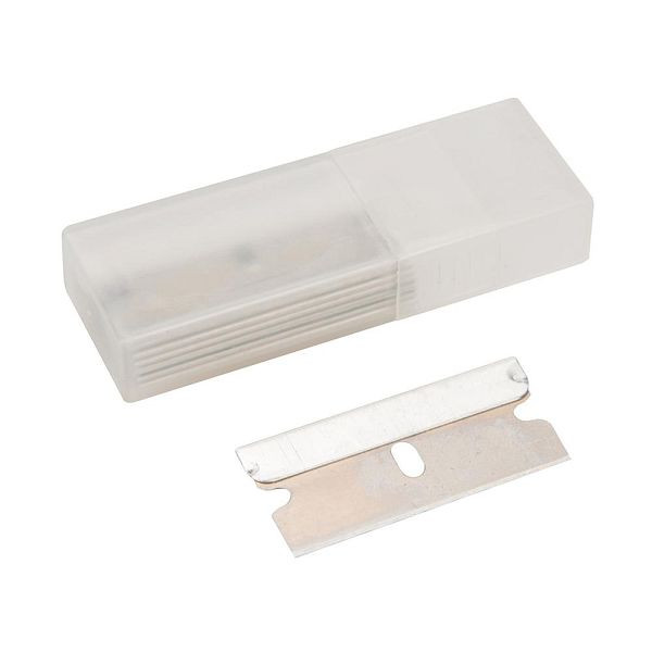 Silverline Einseitige Rasierklingen, 10er-Packung, 38 x 19 x 0,25 mm, 589248