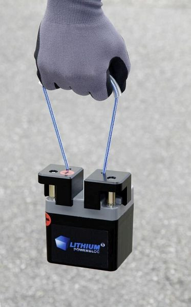 Cemo Akkusystem für Pumpen mit 12 VDC Versorgungsspannung Li-Power-Block, 12,8 V - 3,3 Ah mit Ladegerät, 10749
