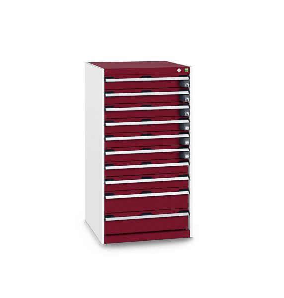 bott Durchgriffschutz für cubio Schublade bei Einzelschließung BxTxH: 525 x 525 x 30 mm, verzinkt, 42104003.51M