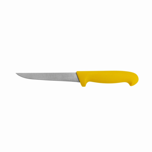 Schneider Ausbeinmesser, gerade Klinge, Klingenlänge 150 mm, gelber Griff, 268015