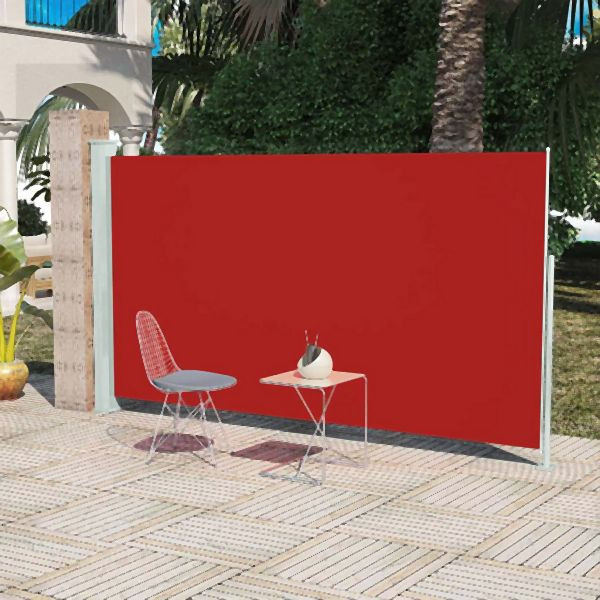 vidaXL Seitenmarkise Ausziehbar 160x300 cm Abmessung Rot, 317883