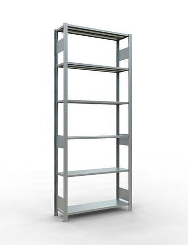Schulte Fachbodenregal, Grundfeld, 6 Lagerebenen, Fachlast 150 kg, 1060 x 336 x 2500 mm, 278789