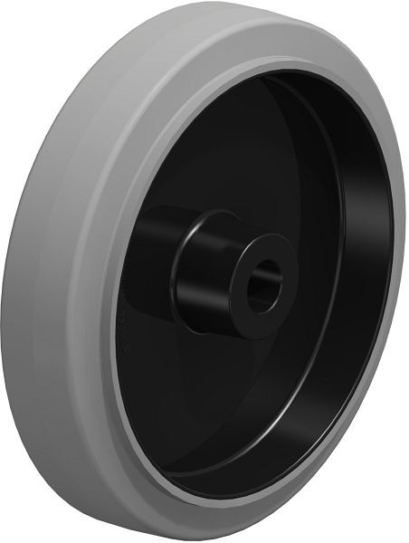 Blickle POEV 201/20R-SG Rad aus Elastik-Vollgummi, Grau, 746772