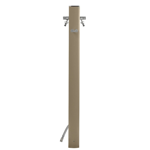 Aquapoint Totem grau Wasserzapfstelle Premium als Gartenstele aus Aluminium, 73407G
