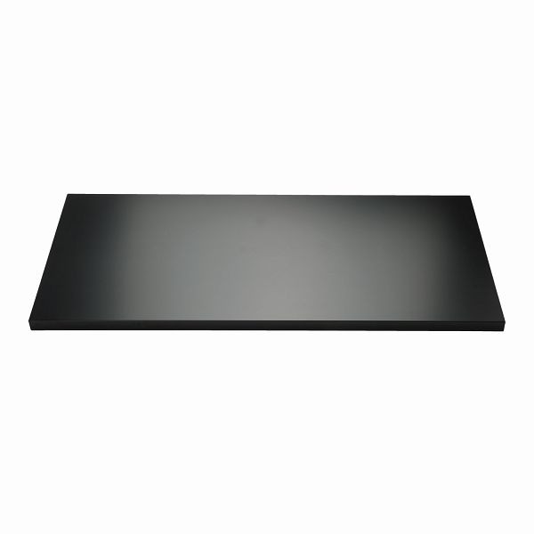 Bisley lichtgrau lackierter Fachboden mit Lateralhängevorrichtung, für Flügeltürenschrank UNIVERSAL Breite 800, T 400 mm, 333 schwarz, E1988P1333