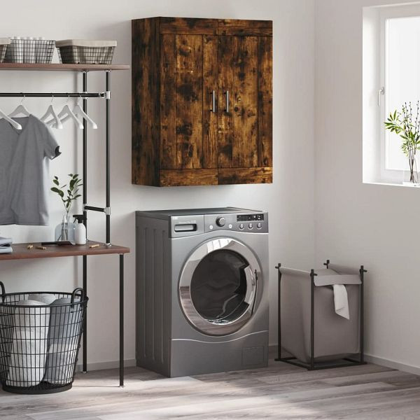 vidaXL Wandschrank Räuchereiche 69,5x34x90 cm Holzwerkstoff, 830393