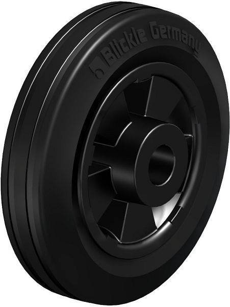 Blickle VPP 150/20R Rad aus Vollgummi, Schwarz, 562496