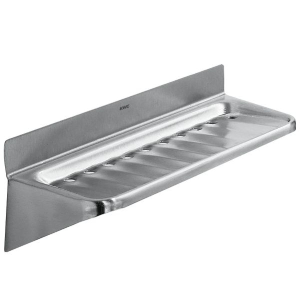 KWC Seifenablage, Rodan, Edelstahl, 195x77x96 mm, AP, Abflusslöcher, 2000057041