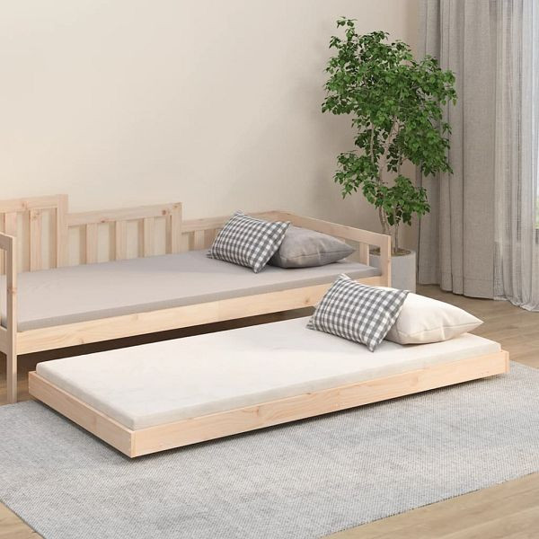 vidaXL Massivholzbett 75x190 cm Kiefer, 823509, 8720845640347