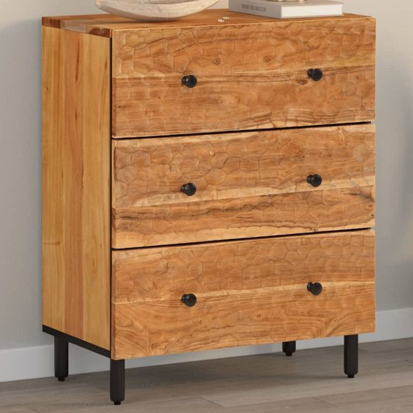 vidaXL Beistellschrank 60x33x75 cm Massivholz Akazie, 356858