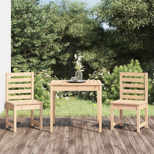 vidaXL 3-tlg. Garten-Bistro-Set Massivholz Kiefer, 3154671