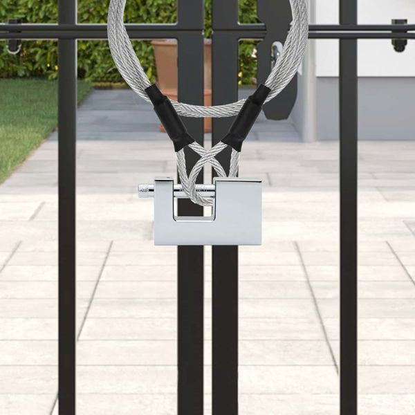 vidaXL Vorhängeschloss 12-teilig Silber 7,8 x 2 x 5 cm Eisen, 42020740