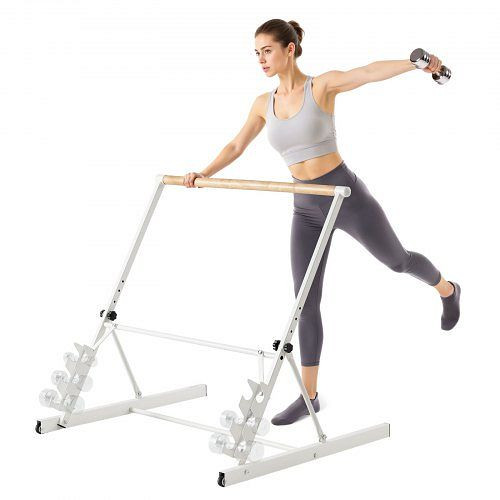 VEVOR höhenverstellbare Ballettstange aus Holz (812,8-965,2 mm) für Ballett, Gleichgewicht, Entspannung, Yoga, QXLDBLWG1GHG5HME3001V0