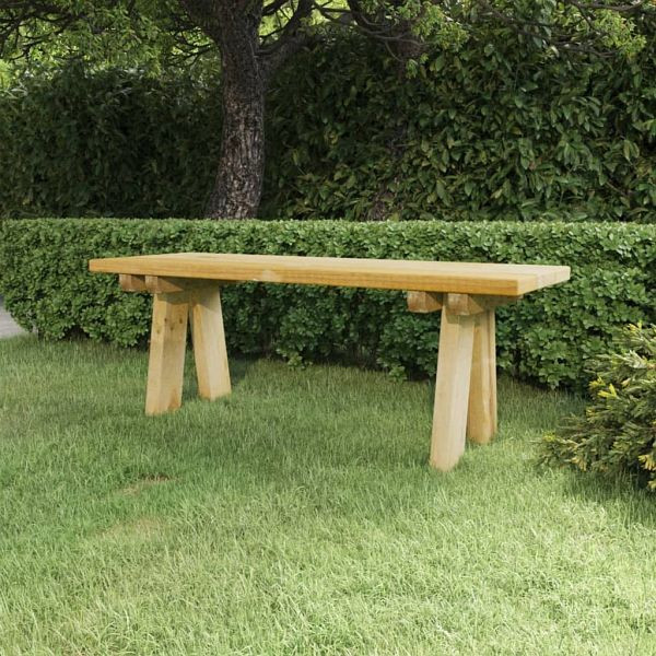 vidaXL Gartenbank 110 cm Massivholz Kiefer Imprägniert, 318173
