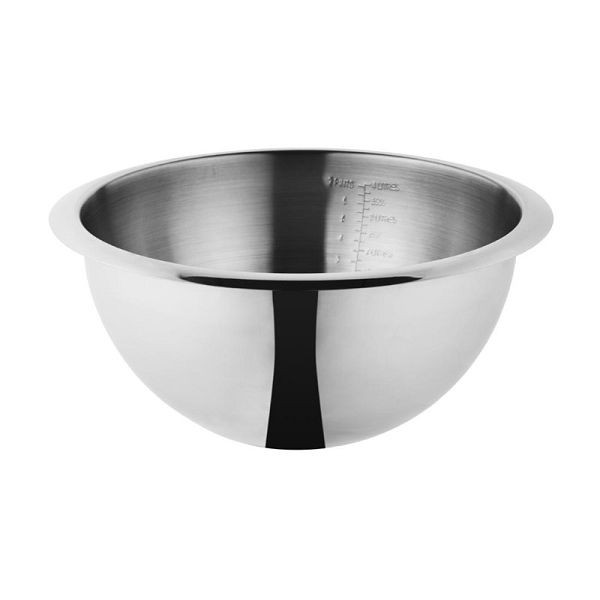 Vogue Teigschüssel Edelstahl 3,5L, K564, 5050984253560