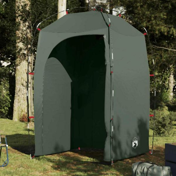 vidaXL Duschzelt Olivgrün Wasserfest, Campingplatz, 4009404
