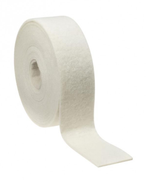 3M Scotch-Brite Vliesrolle MS-RL, weiß, 50 mm x 10 m, Typ T, VE: 18 Rollen, 7000077630