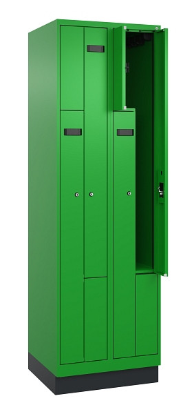 C+P Z-Spind Evolo PLUS, Sockel, 4 Fächer, 1950x600x500mm, 6037/6037, Zylinderschloss, 049023-204 S10051