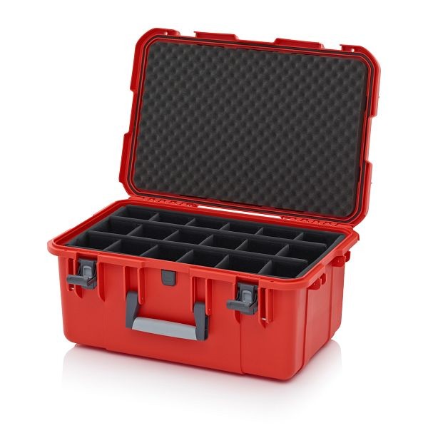 Auer Schutzkoffer Pro, Blutorange, ohne Schloss, Polstereinlage, CP 6427 B4-2002