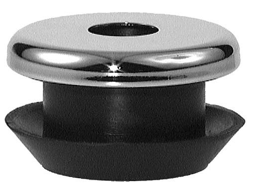 Benkiser Urinal-Verbinder Gummi 12-20mm, Innenstutzen 33-35mm, schwarz, mit MS-Rosette für Spülrohr Durchmesser 18 mm, 7141018