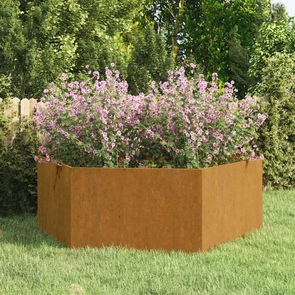 vidaXL Pflanzkübel Rostig 138x120x45 cm Cortenstahl, 823677