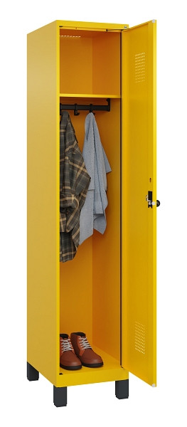 C+P Spind Evolo PLUS, mit Füßen, 1 Abteil, 1950x400x500mm, 1023/1023, Verschluss Drehriegel, Ablageböden 1, 049010-12 S10022