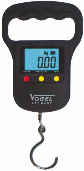 Vogel Germany Digital-Hängewaage, max. 30 kg, Ablesung: 10 g, 95 x 23 x 195 mm, 273087