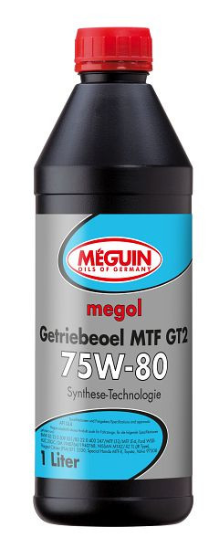 Meguin megol Getriebeöl MTF GT2 75W-80, Dose Kunststoff, VE: 1 Liter, 33048