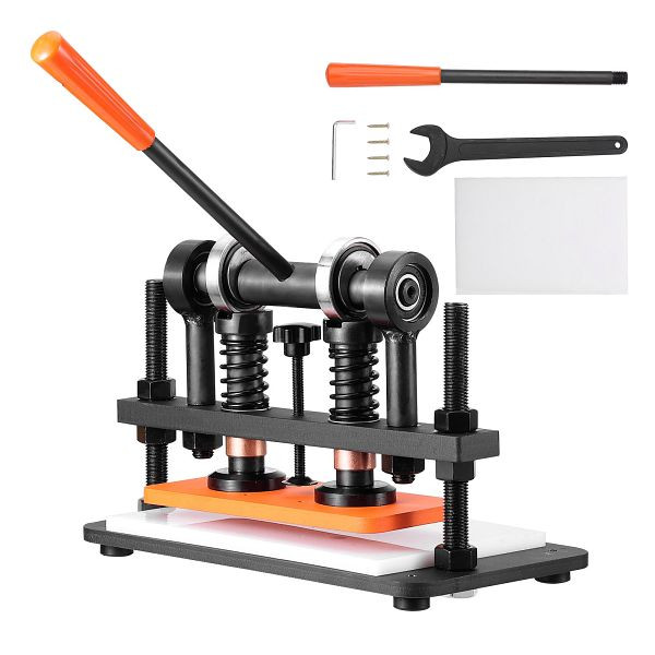 VEVOR Leder Stanzmaschine Manuell 26 x 12 cm, 1,5 t Belastbar Geeignet für Leder, PVC/EVA-Schaumstoff, nicht Klebende Materialien, SDSLPGYHJ26XWNZX0V0