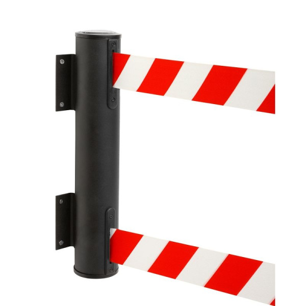 Stein HGS Wandgurtkassette -P-Line Dual-, rot/weiß diagonal (schraffiert), mit Sicherheitsverschluss, (selbstlösend), 34248-1303