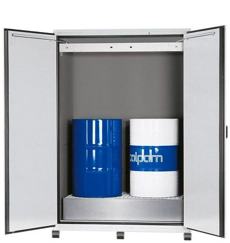 asecos Feuerbeständiger Fass-Schrank, B 1555 mm, T 1018 mm, 307757