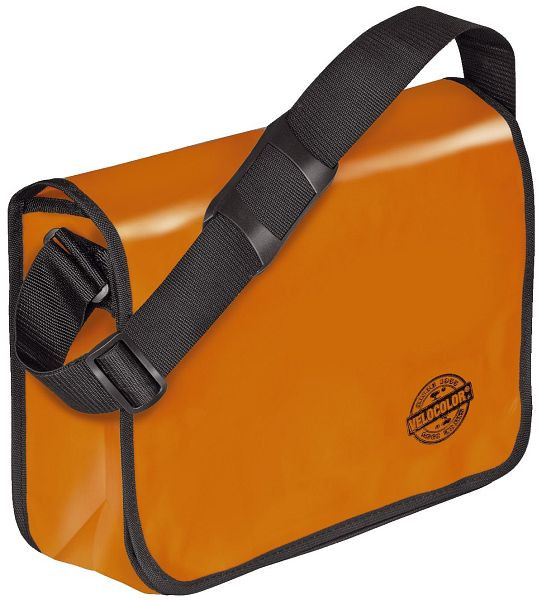 VELOCOLOR Umhängetasche - 375 x 315 x 110 mm, LKW-Plane, orange, 7000 330
