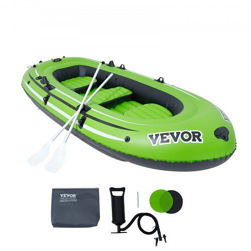 VEVOR Schlauchboot Fischerboot für 5 Personen, 45,6-Zoll-Aluminiumruder, 2 Sitze, 499 kg Kapazität, YCK5RK0000001E0ROV0