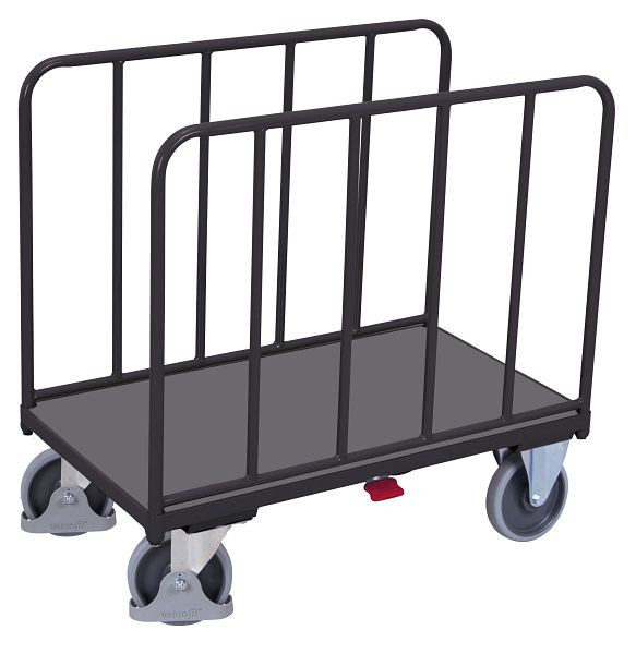VARIOfit Seitenbügelwagen mit Rohrwänden, Ladefläche: 1.060 x 540 mm, RAL 7016 anthrazitgrau, sw-600.203/AG