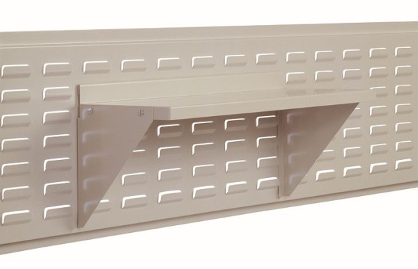 Manuflex Ablage-Konsole für Schlitzplatte BxTxH 1000 x 250 x 195 mm, SS8286