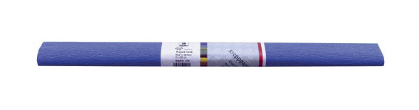 Werola Krepppapier AQUAROLA - 50 x 250 cm, dunkelblau, VE: 2,5 m, 82061-4645