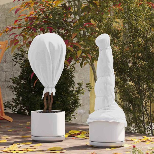 vidaXL Frostschutz-Pflanzen-Vlies Weiß 50 x 1,6 m Vliesstoff, 42020986