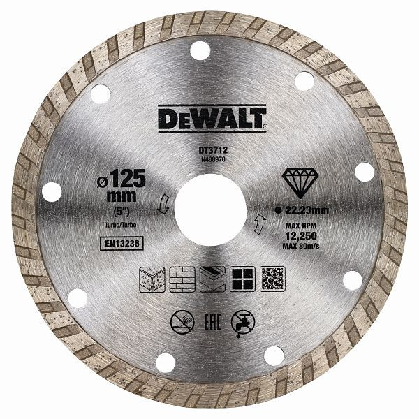 DeWalt Diamanttrennscheibe Eco1 Turbo 125mm, DT3712-QZ