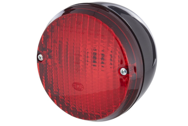 HELLA Heckleuchte, Glühlampe, 12/24V, Anbau/geschraubt, Lichtscheibenfarbe: rot, Stecker: Flachstecker, links/rechts, 2SB 001 423-097