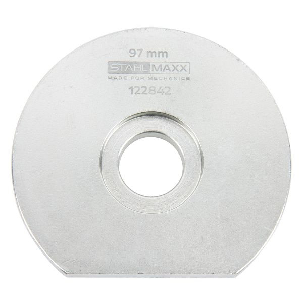 Stahlmaxx Druckstück, rund, flach, 97 mm, für Lager, Buchsen, Dichtringe, XXL-122842