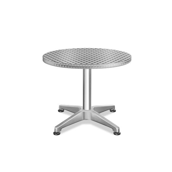 casaria Stehtisch Ø60cm Alu höhenverstellbar Silber, 100591